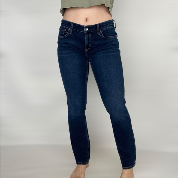 RAG & BONE Dre Low Rise Slim Boyfriend Dark Wash Denim Jean Casual‎ - Picture 1 of 8
